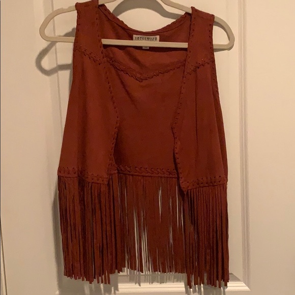 Tops - Fringe Vest